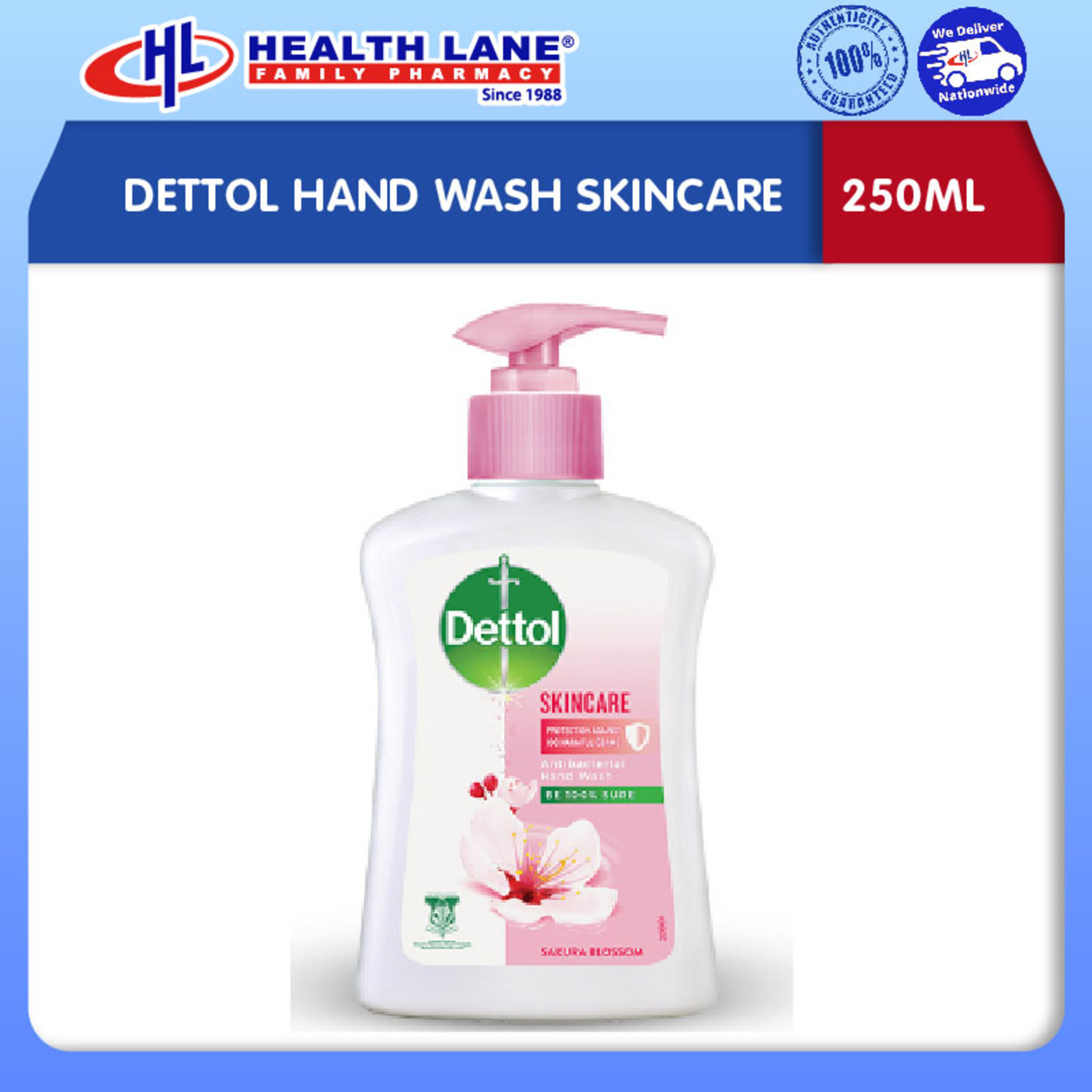 DETTOL HAND WASH SKINCARE (250ML)